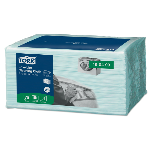 Tork Low-Lint čisticí utěrka modrá (W8)