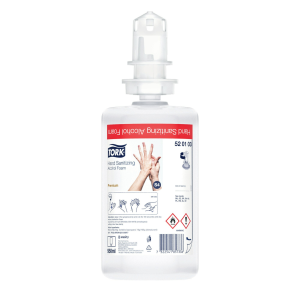 Tork pěnový dezinfekční prostředek na ruce s alkoholem (S4)