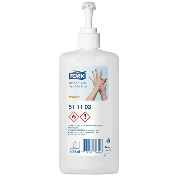 Tork Alcohol gelový dezinfekční prostředek na ruce  - 500ml
