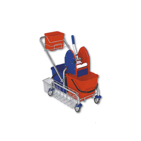 Úklidový vozík CLAROL 2x17 PLUS - plná výbava