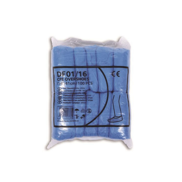 Návlek na obuv 41cm, modrý / bal.-100 ks