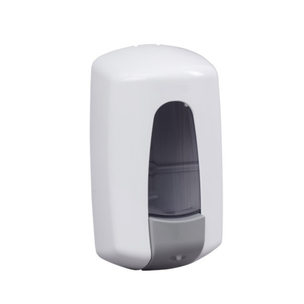 Dávkovač tek. mýdla AITANA,  plast 0,9 L / bílá