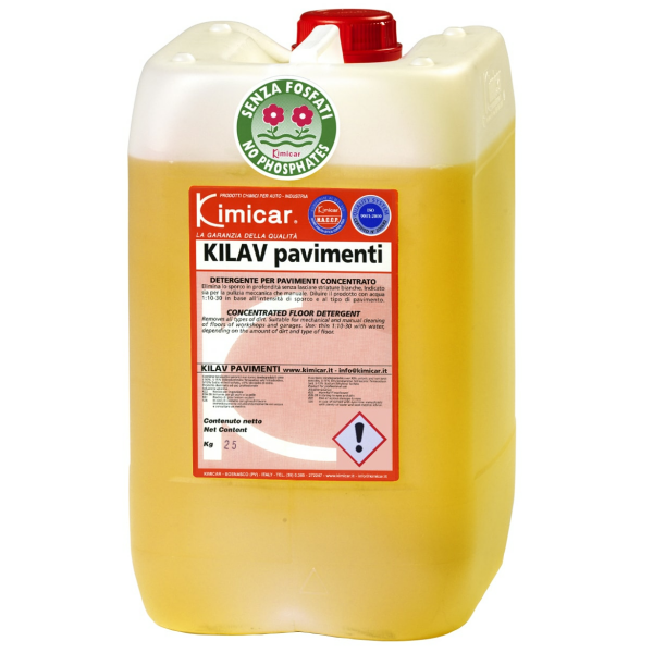 Kimicar Kilav Pavimenti 12 kg - prostředek na mytí podlah