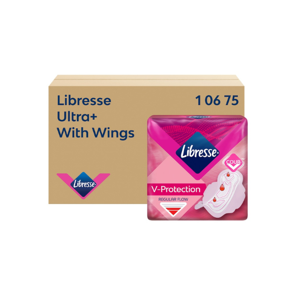 Libresse vložky Ultra Regular+ s křidélky - do zásobníku Tork (2×150 ks)