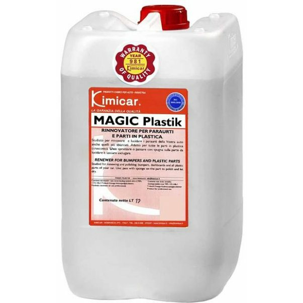 Kimicar Magic Plastik 12 l - ochranné leštidlo na nárazníky, lišty, motory