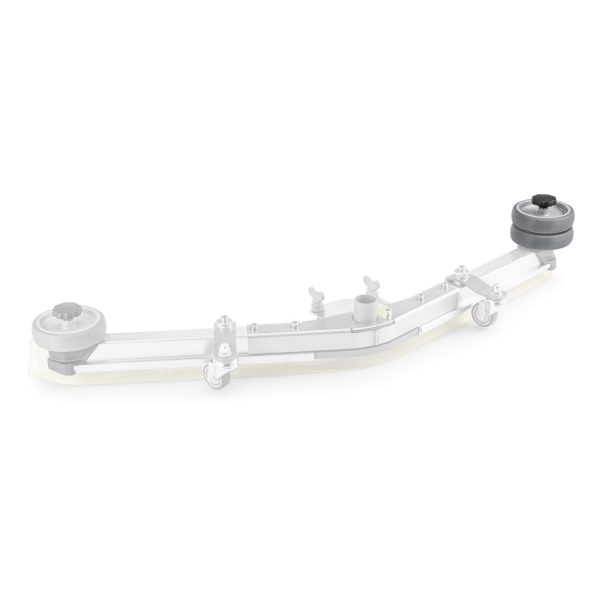 Upevňovací sada deflektorových válečků k sací liště