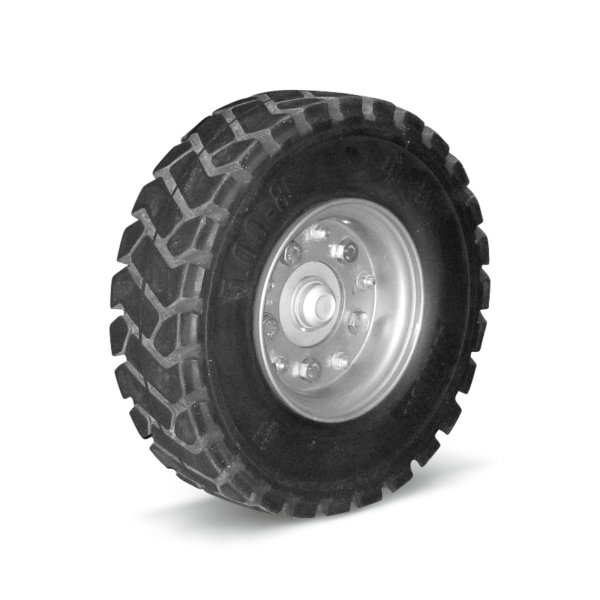 Pneumatiky odolné proti propíchnutí (zadní), celogumové