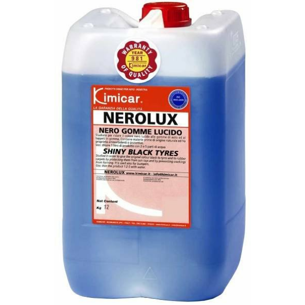 Kimicar NEROLUX 12kg - lesk a ochrana pneumatik