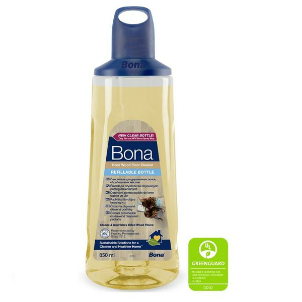 Čistič na olejované podlahy - 850 ml náhradní náplň  pro Bona Spray mop