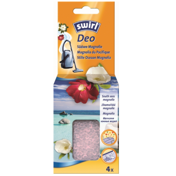 Vůně do vysavače Swirl Deo perly 4x10g Magnolie