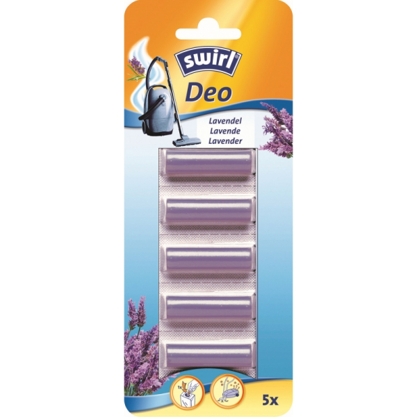 Vůně do vysavače Swirl Deo tyčinky 5 ks Levandule