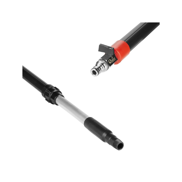 VIKAN Násada tel. průtočná+STOP ventil, 1060 - 1600mm s konc. GARDENA