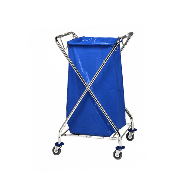 Úklidový vozík "X" pochromovaný