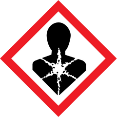 Symbol nebezpečí GHS08 - Látky nebezpečné pro zdraví